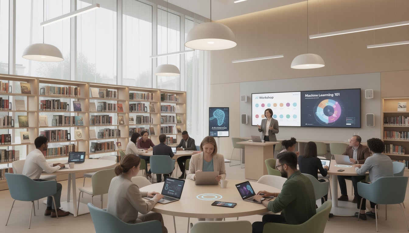 découvrez comment la médiathèque de saint-nazaire propose une formation innovante pour faciliter la compréhension et la vulgarisation de l'intelligence artificielle auprès de tous.
