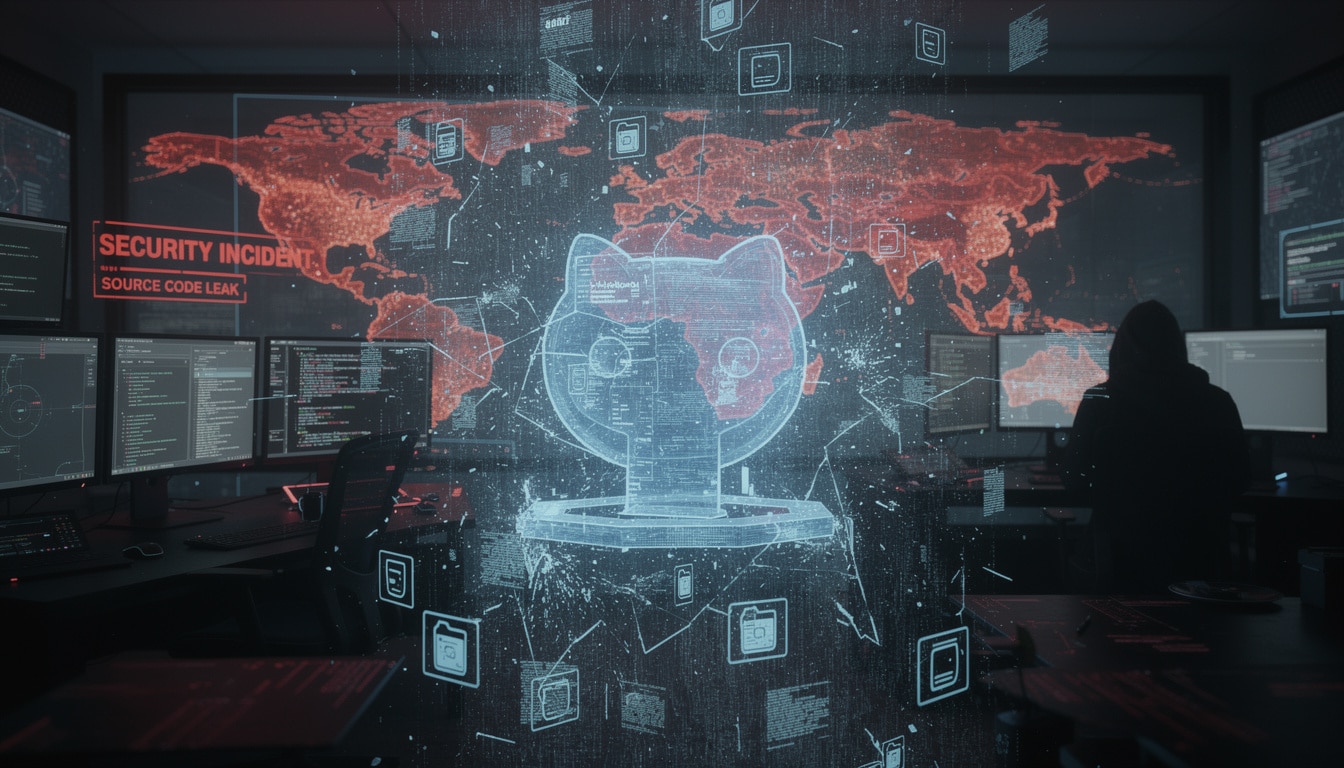 anthropic supprime par erreur des milliers de dépôts github en tentant de retirer son code source fuité, causant une importante perte de données.