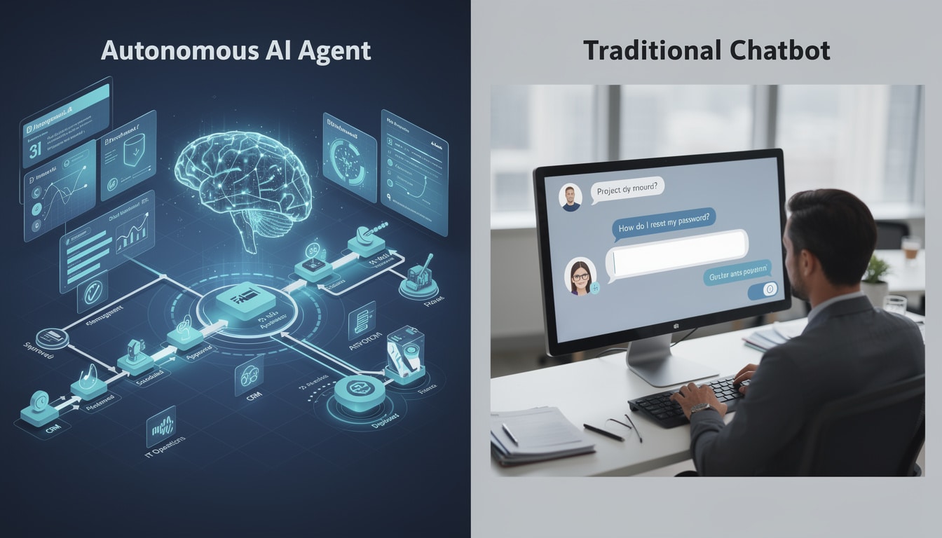 découvrez un comparatif détaillé entre les agents autonomes et l'intelligence artificielle classique, pour mieux comprendre leurs avantages et applications respectives.