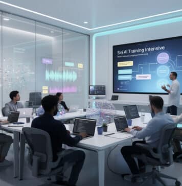 Intelligence artificielle : Apple invite les développeurs de Siri à se remettre à niveau pour booster l’assistant vocal apple encourage les développeurs de siri à actualiser leurs compétences en intelligence artificielle pour améliorer les performances de l’assistant vocal.