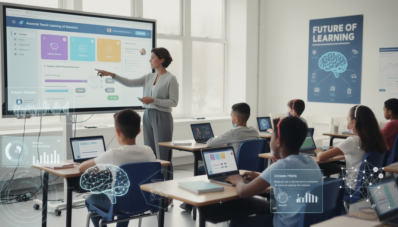découvrez comment l'intelligence artificielle transforme l'éducation, en explorant ses opportunités pour l'innovation pédagogique et les défis liés à la protection des données personnelles des élèves.