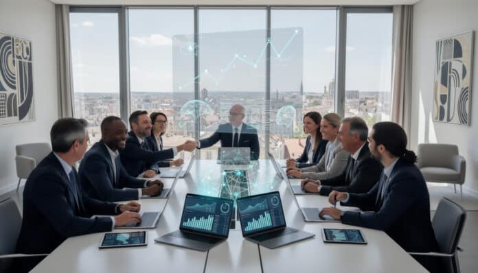 le grand nancy lance deux projets innovants d'intelligence artificielle pour révolutionner le secteur financier, alliant technologie avancée et développement local.