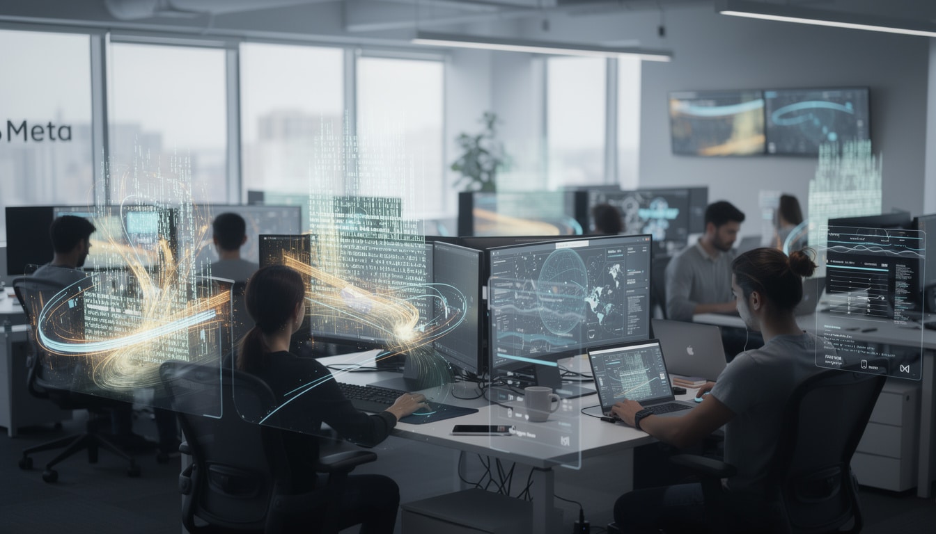 meta collectera les frappes clavier de ses employés afin d'améliorer et d'entraîner ses modèles d'intelligence artificielle, suscitant des débats sur la vie privée et la confidentialité des données.