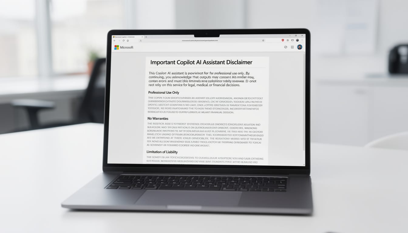 découvrez comment microsoft précise que copilot est conçu exclusivement à des fins de divertissement, conformément à ses conditions d'utilisation.