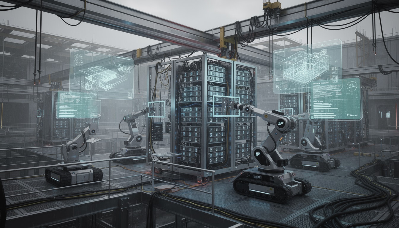 softbank crée une entreprise de robotique dédiée à la construction de centres de données, visant une introduction en bourse valorisée à 100 milliards de dollars.