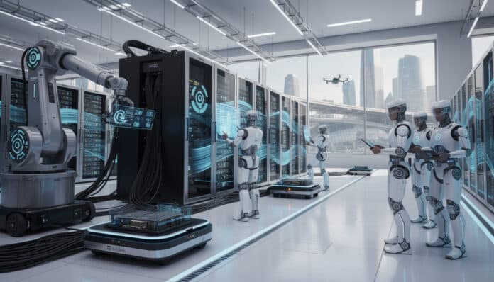 softbank lance une nouvelle entreprise de robotique dédiée à la construction de centres de données, avec une introduction en bourse envisagée à 100 milliards de dollars, marquant une étape majeure dans le secteur technologique.