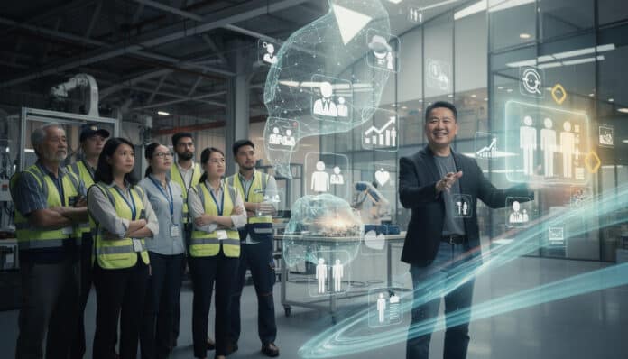 alors que les travailleurs craignent l'impact de l'ia sur l'emploi, jensen huang de nvidia affirme que l'intelligence artificielle crée en réalité de nombreuses opportunités professionnelles.