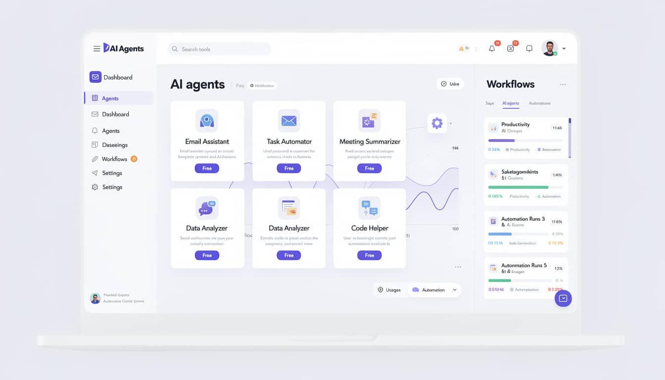 découvrez notre liste incontournable des logiciels d'agents ia gratuits à tester pour booster votre productivité au quotidien.