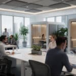 découvrez comment le bureau du futur privilégiera la discrétion et le silence, pour un environnement de travail apaisant où le murmure sera roi.