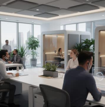 Préparez-vous au bureau du futur, où le murmure sera roi découvrez comment le bureau du futur privilégiera la discrétion et le silence, pour un environnement de travail apaisant où le murmure sera roi.