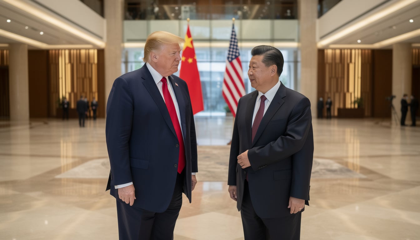 trump réduit les tensions commerciales avec pékin, tout en faisant face à de nouveaux défis économiques et diplomatiques à venir.