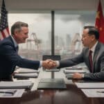 trump réduit les tensions commerciales avec pékin, tout en faisant face à de nouveaux défis économiques imminents pour les relations sino-américaines.