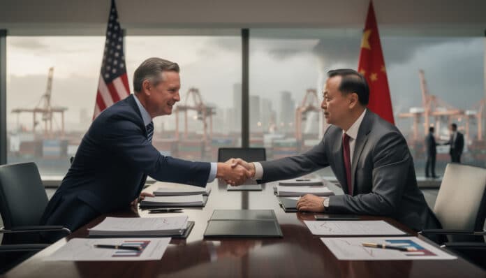 trump réduit les tensions commerciales avec pékin, tout en faisant face à de nouveaux défis économiques imminents pour les relations sino-américaines.