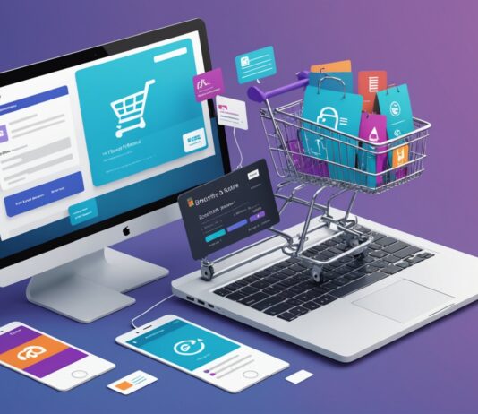 Agents IA et achats en ligne : pourquoi l’Autorité de la concurrence appelle à la vigilance Illustration d'un agent IA poussant un caddie sur un clavier d'ordinateur, symbole du commerce agentique sous surveillance du régulateur