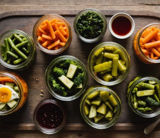 Tendances food 2026 : ce qui va vraiment changer dans nos assiettes Bocaux de legumes lacto-fermentes et produits locaux de saison