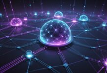 Agents IA en entreprise : AWS ferme Bedrock Agents Classic et mise sur AgentCore Illustration abstraite d'un réseau d'agents IA connectés dans une infrastructure cloud d'entreprise