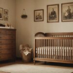 Chambre d'enfant au décor vintage évoquant le retour des prénoms anciens en France