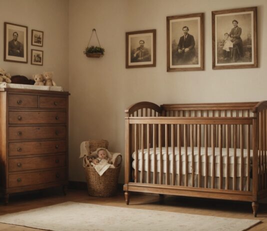 Prénoms vintage : pourquoi les parents replongent dans le répertoire de leurs arrière-grands-parents Chambre d'enfant au décor vintage évoquant le retour des prénoms anciens en France