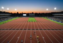 Championnats d’Europe d’athlétisme à Birmingham : ce que vise l’équipe de France Piste d'athlétisme dans un stade éclairé en nocturne lors d'une compétition