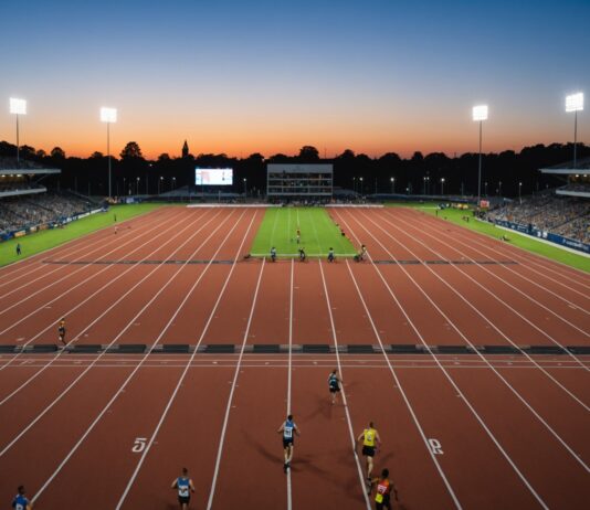 Championnats d’Europe d’athlétisme à Birmingham : ce que vise l’équipe de France Piste d'athlétisme dans un stade éclairé en nocturne lors d'une compétition