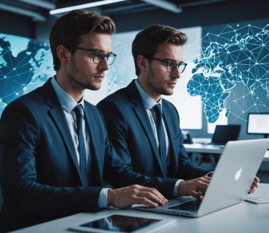 Emploi des jeunes diplômés : comment l’IA rebat les cartes du marché du travail Illustration symbolisant l'impact de l'intelligence artificielle sur l'emploi des jeunes diplômés