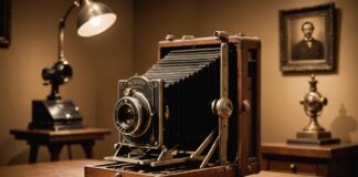 Le bicentenaire de la photographie s’apprête à essaimer dans toute la France Illustration du bicentenaire de la photographie avec un appareil photo ancien et un appareil moderne