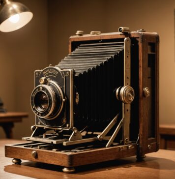 Le bicentenaire de la photographie s’apprête à essaimer dans toute la France Illustration du bicentenaire de la photographie avec un appareil photo ancien et un appareil moderne