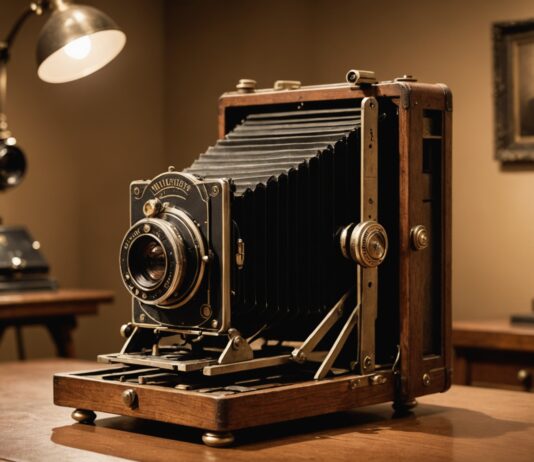 Le bicentenaire de la photographie s’apprête à essaimer dans toute la France Illustration du bicentenaire de la photographie avec un appareil photo ancien et un appareil moderne