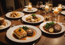 Restauration en France : la crise des défaillances derrière le retour du bistrot Scène de bistrot français avec plat traditionnel, illustrant la crise et le renouveau de la restauration en France