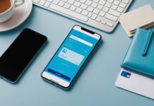 Shopping en ligne : une intelligence artificielle peut désormais payer vos achats en France Smartphone affichant un assistant IA de shopping à côté d'une carte bancaire et de sacs d'achats