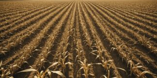 Vagues de chaleur : combien coûtent les canicules à l’économie française ? Champ agricole français craquelé par la sécheresse sous une chaleur intense