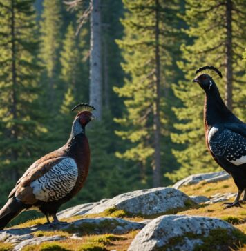 Grand tétras et lagopède alpin : ces deux oiseaux des montagnes désormais protégés par la loi Grand tétras et lagopède alpin dans un paysage de montagne française