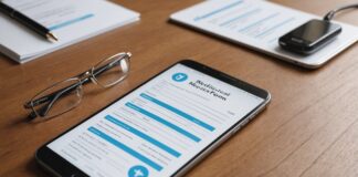 Feuille de soins par photo sur l’appli ameli : la démarche expliquée Smartphone photographiant un document médical pour l'envoyer via l'application ameli