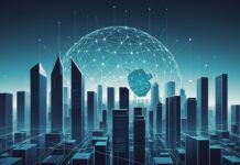 IA en entreprise : adoption record en France, gains de productivité encore limités en 2026 Illustration abstraite représentant l'intelligence artificielle et la productivité dans les entreprises françaises