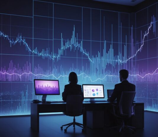 Adoption de l’IA en entreprise : pourquoi les chiffres officiels ne se recoupent pas Illustration générée par IA représentant l'adoption de l'intelligence artificielle dans les petites entreprises