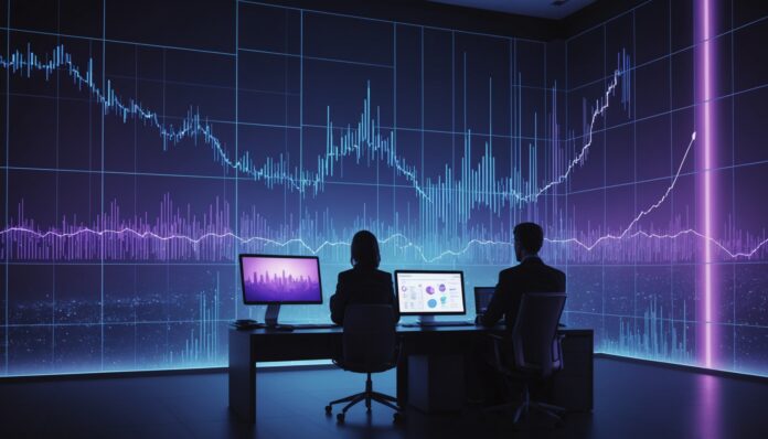 Illustration générée par IA représentant l'adoption de l'intelligence artificielle dans les petites entreprises